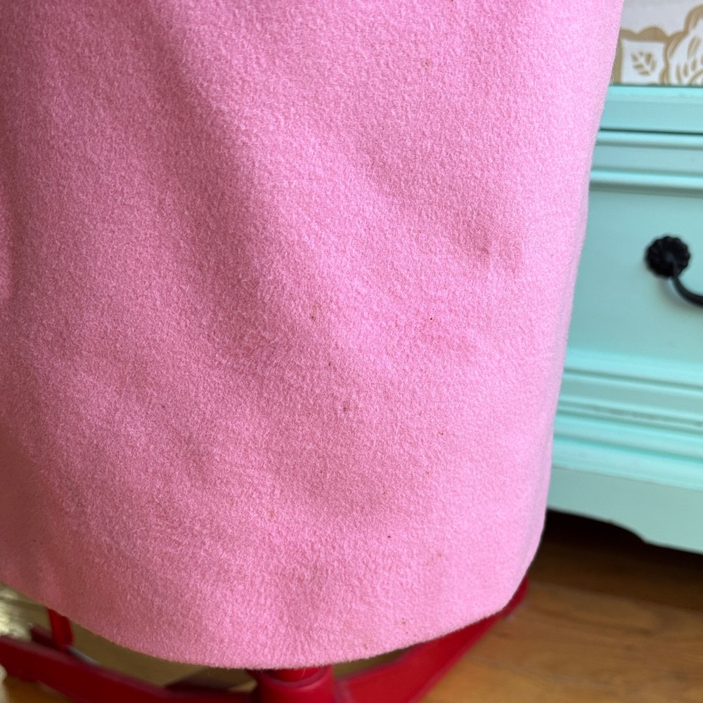J. Crew Barbie Pink Italian Double-Breasted Wool/Cashmere topcoat - Picture 4 of 6